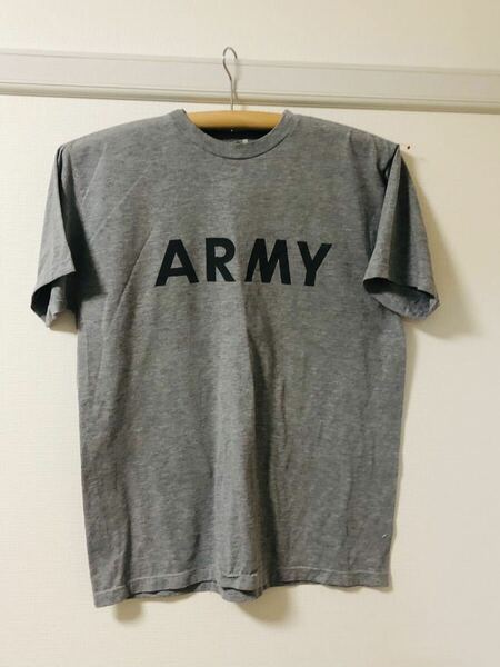 米軍放出 U.S.ARMY モックネック　Ｔシャツ　サイズ　Ｌ　送料無料　②