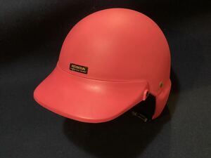 ☆ヘルメット　HONDA レトロ ピンク　当時物 保管品　Lサイズ（59-60）