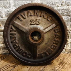 IVANKO オリンピックバーベルプレート 25Kg×2 穴径50mm トレーニング 「S17553」の画像9