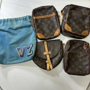 1円〜■ LOUIS VUITTON ルイヴィトン プラダ バッグ ダヌーブ アマゾン 他 ジャンク５点セット まとめ まとめ売り ショルダーバッグ