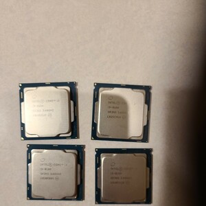 Intel CPU Corei3-8100 4枚セット