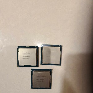 Intel CPU Corei7-9700×2枚、i7-9700k×1枚　3枚セット