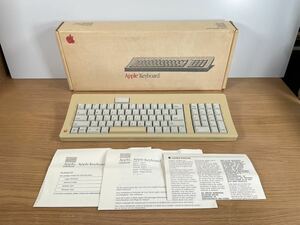 Apple Keyboard キーボード M0116 箱付き 動作未確認 アップル 当時物 英字 Mac