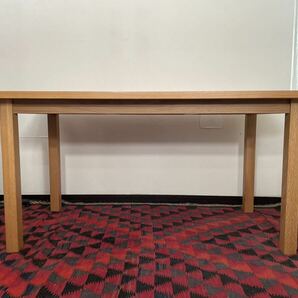 無印良品 オーク 無垢材 ダイニングテーブル 長方形3 リアルファニチャー 幅150cm ナチュラル MUJI 木製 テーブル ミニマル シンプルの画像2