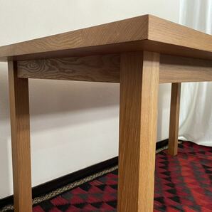 無印良品 オーク 無垢材 ダイニングテーブル 長方形3 リアルファニチャー 幅150cm ナチュラル MUJI 木製 テーブル ミニマル シンプルの画像8