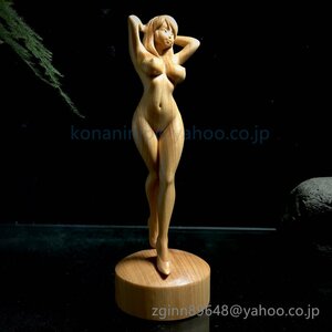 超美品★美女　女神　ヌード　美少女 　裸婦像　女性像　彫刻工芸品　手作りデザイン　文遊びの手　置物