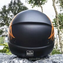 新品オートバイバイクヘルメット ハーフヘルメット フルフェイスヘルメット DOT規格品 レーシング組立式顎部分着脱できる_画像6