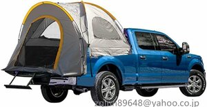 ピックアップトラックテント 防水 2人用 ポータブルトラックベッドテント 5.5フィート~6フィート キャンプに最適