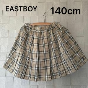 EAST BOY イーストボーイ チェック プリーツ スカート 140cm