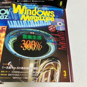 c352-26 80 雑誌 Windows Magazine ウィンドウズ 活用情報誌 パソコン まとめて インターネット マガジン 付録無し 1995年 汚れ痛み有りの画像2