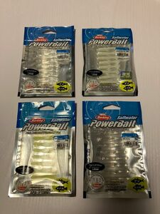 バークレイ パワーベイト 4色セット Berkley PowerBait ピュアフィッシングジャパン ワーム ライトゲーム ①