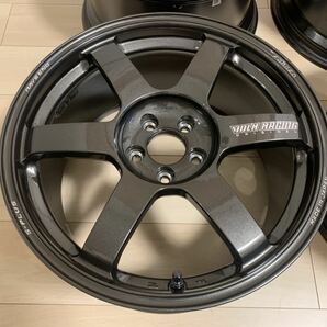 RAYS VOLK RACING TE37 SAGA S-PLUS 17インチ 8.5J+45 PCD100 5H MMカラー トヨタ86 GR86 プリウス スバル BRZ ZN6 ZN8 ZC6 ZD8 レイズ SLの画像4