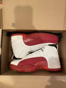  Jordan 12 white red original 