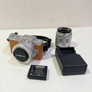 Panasonic パナソニック LUMIX DMC-GF7 G VARIO 1:3.5-5.6/12-32 1:4.0-5.6/35-100 ミラーレス一眼 カメラ レンズ 60サイズ（350）