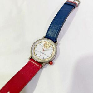 【希少】 Alain Silberstein アランシルベスタイン フランス革命 腕時計 ブルー×レッド ベルト 60サイズ（411）の画像4