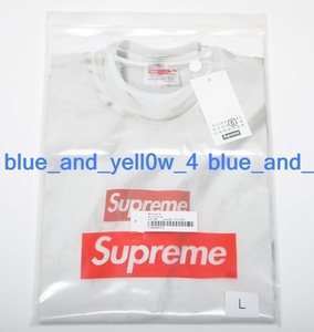 ■新品 国内正規品 Lサイズ Supreme x MM6 Maison Margiela Box Logo Tee White Large メゾン マルジェラ