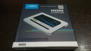 【新品/未開封♪】crucial SSD MX500 CT500MX500SSD1/JP [500GB SATA] 2.5インチ SSD