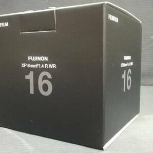 【新品/未使用♪】FUJIFILM 富士フイルム フジノンレンズ XF16mmF1.4 R WR 単焦点 レンズの画像1