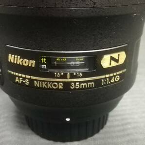 【良品♪】Nikon/ニコン AF-S NIKKOR 35mm f/1.4G 単焦点 レンズ/動作品の画像6