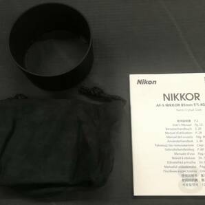 【美品♪動作OK】Nikon/ニコン AF-S NIKKOR 85mm f/1.4G 単焦点 レンズ/動作品の画像8