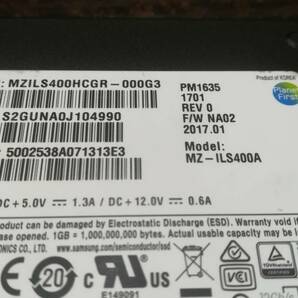 【動作品♪】Samsung MZ-ILS400A [400GB SSD/SAS] 2.5インチの画像2