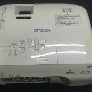 【動作品♪】EPSON エプソン EB-960W 透過型3LCD 639時間 3800ルーメン HDMI対応 プロジェクターの画像2
