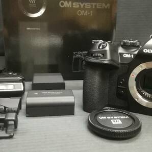 【動作品♪】OLYMPUS オリンパス OM SYSTEM OM-1 ボディ 2037万画素 ミラーレス 一眼 カメラ/ブラックの画像1