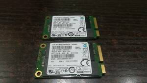 【動作品/2枚セット♪】SAMSUNG SSD MZ-MTE1280 128GB×2枚 SSD ｍSATA