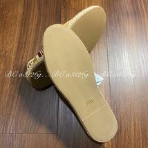 新品 ZARA 本革 スリッポン 27.5cm 43 SUEDE BEIGE メンズ ザラ スウェード スニーカー シューズ 紐なし_画像7