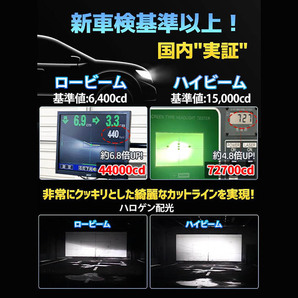 フォグランプ LED ヘッドライト LED 1年保証 H4/H8/H9/H11/H16/HB3/HB4 バルブ 65000lm 6000ｋ 130W 白 車検対応 ホワイト NBOX プリウスの画像3