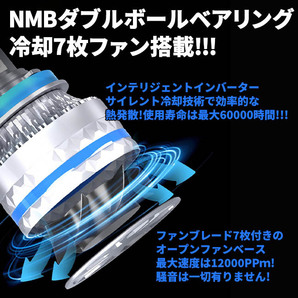 フォグランプ LED ヘッドライト 1年保証 H4Hi/Lo/H8/H9/H11/H16/ おすすめ バルブ 65000lm6000ｋ 300W 白 車検対応 ホワイト NBOX プリウスの画像7