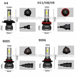 LED H8/H11/H16/HB3/HB4/H4 Hi/Lo LEDフォグランプ LEDヘッドライト フォグライト バルブ 簡単取付け 車検対応 ポン付 おすすめ プリウス 2の画像9