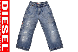 K-0158★美品★DIESEL ディーゼル PONSE BOY★正規品 子供キッズ ダメージ＆ヴィンテージ＆リメイク加工 ジーンズ 3 97cm