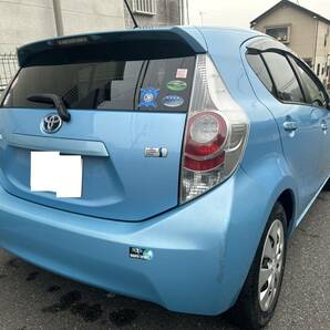 走行8万㎞！！修復歴無し！！H24年アクアS車検7年6月まで！スマートキー/純正ナビ/プッシュスタート/ETCの画像3