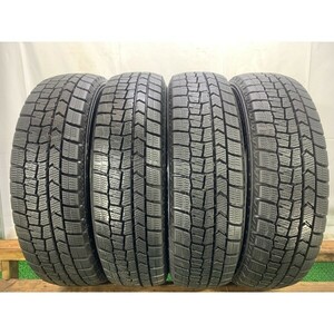 2022年製 8～9分山 ダンロップ WINTERMAXX WM02 155/65R14 75Q 4本/札幌市手渡し可/中古スタッドレスタイヤ(冬タイヤ) N-BOX F_55