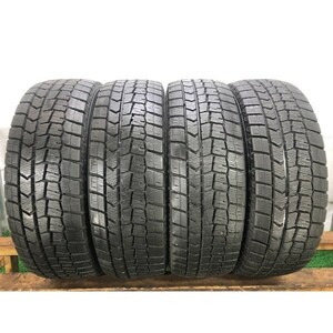 2022年製 9分山 ダンロップ WINTERMAXX WM02 185/60R15 84Q 4本/札幌市手渡し可/中古スタッドレスタイヤ(冬タイヤ) フィット B2_72