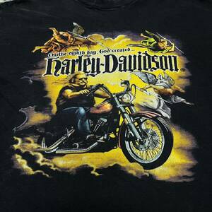 80s Harley Davidson Tshirt ハーレーT vintage ビンテージ 片面プリント 他社製ボディ 検 Hanes SCREEN STARS 両面プリント3Dエンブレム
