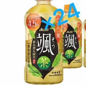 アサヒ飲料 颯 PET 500ml ×24本　香りまでおいしい緑茶　冷やしても美味しい　お茶