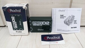 Radial ラジアル PRO-D2 ステレオ ダイレクトボックス ジャンク