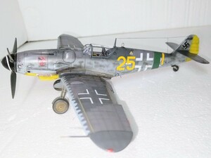 エデュアルド1/48ドイツ空軍メッサーシュミットBf109G14塗装済完成品