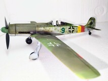 造形村1/48ドイツ空軍フォッケウルフTa152H-1緑の9塗装済完成品_画像1