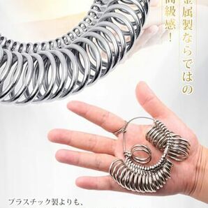 リングゲージ 日本標準規格 1号-28号対応 プロ仕様 指輪 ゲージ 指輪サイズ 測れる 指の太さをはかる リング サイズゲーの画像3