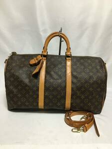 ルイヴィトン モノグラム キーポル 50 バンドリエール ボストンバッグ 旅行カバン M41416 LOUIS VUITTON 