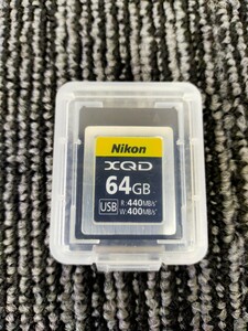 ② Nikon/XQD/64GB/メモリーカード/美品【浦R】