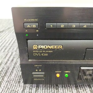 PIONEER パイオニア DVL-K88 DVD LD プレーヤー 通電確認済み 現状品 中古 レーザーディスク【関B】の画像2