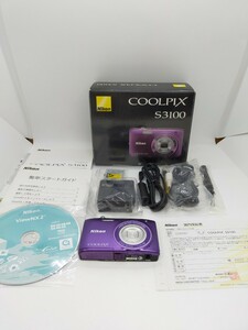 Nikon/ニコン/COOLPIX S3100/コンパクトデジタルカメラ/美品【浦R】