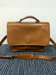  コーチ/COACH/ビジネスバッグ/5181/オールドコーチ/ターンロック/2way/ショルダーバッグ/かばん/レザー/メンズ【浦R】