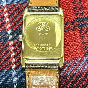 タケオキクチ 手巻腕時計 美品 TK3801の画像6
