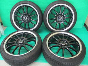 PIAA MOTORISMO TS-6【18×7J+48 5H-100】GOODYEAR EAGLE LS200 215/40R18 埼玉県発 現物確認OK♪4本set プリウス 86 等