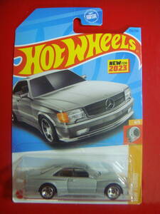 HOTWHEELS　'89 メルセデスベンツ　560　SEC　AMG　シルバー【レアミニカー】